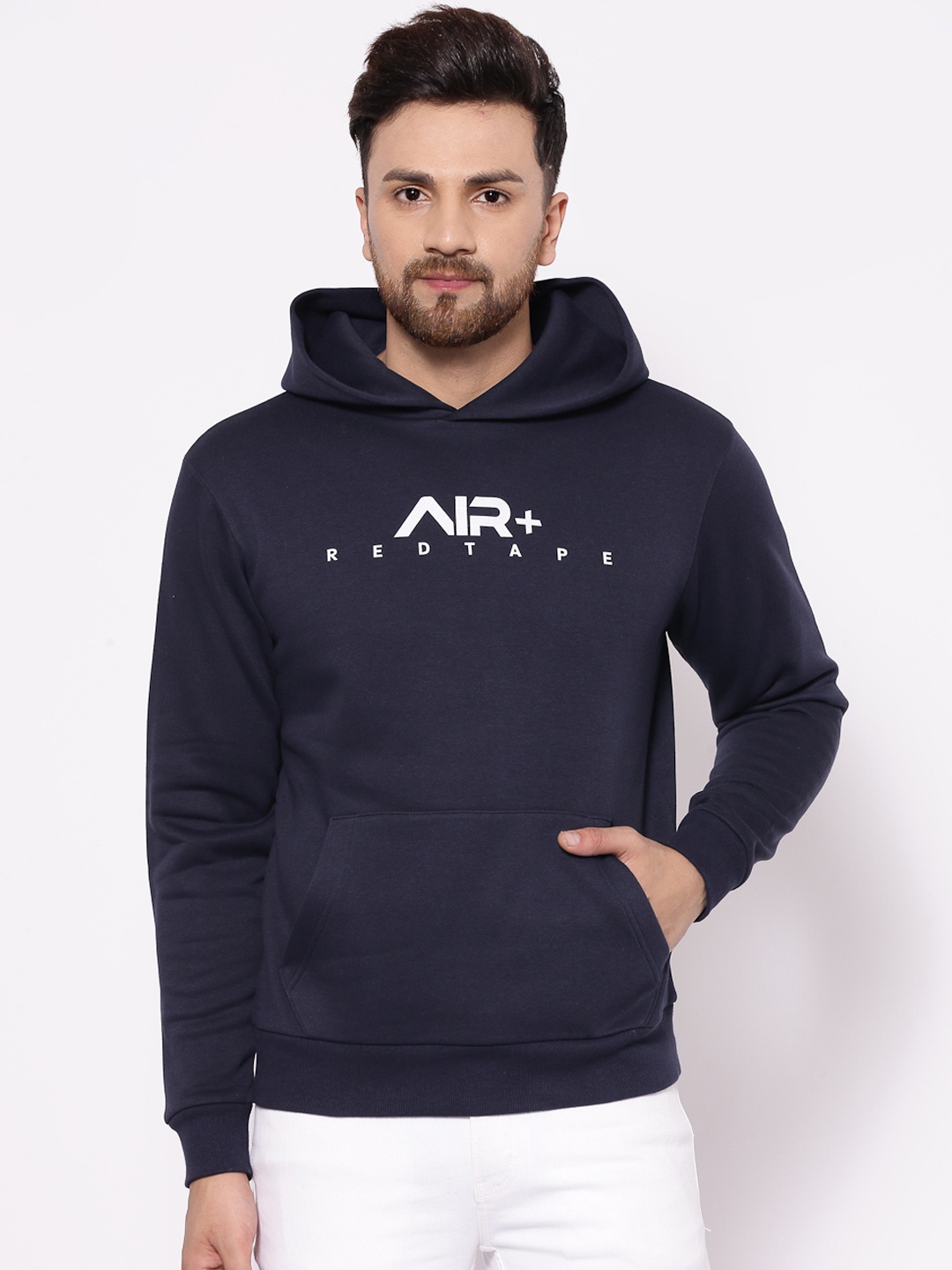 

Red Tape Men Navy Blue Sweatshirt