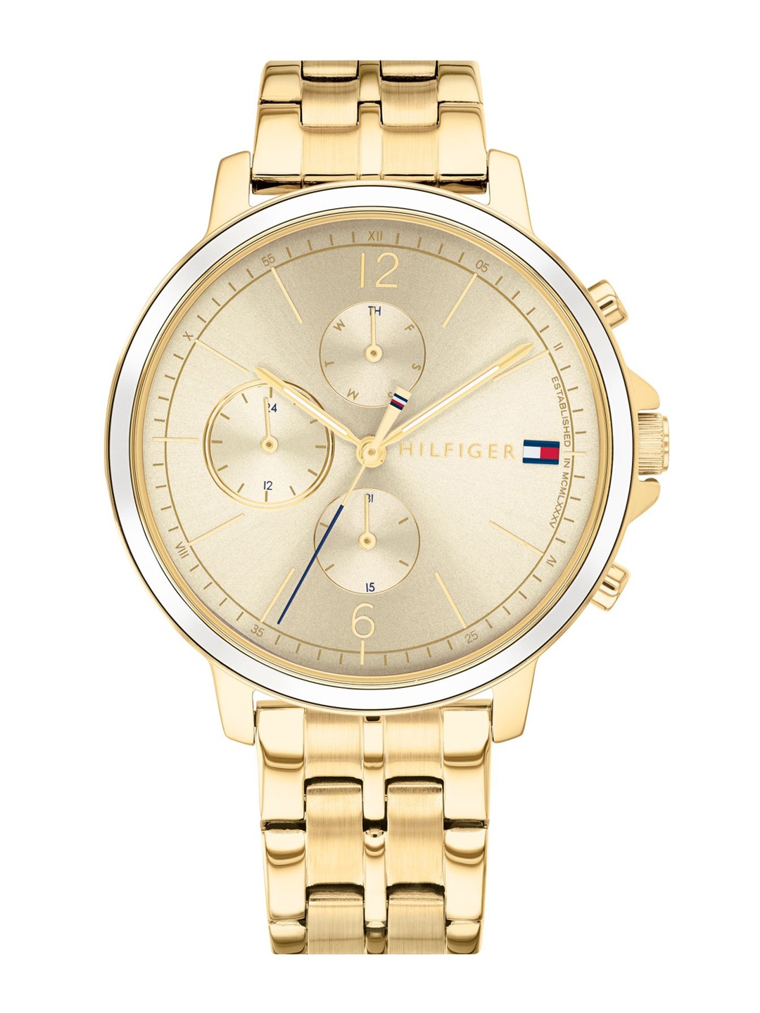

Tommy Hilfiger Women Champagne Dial & Champagne Straps Analogue Watch TH1782189