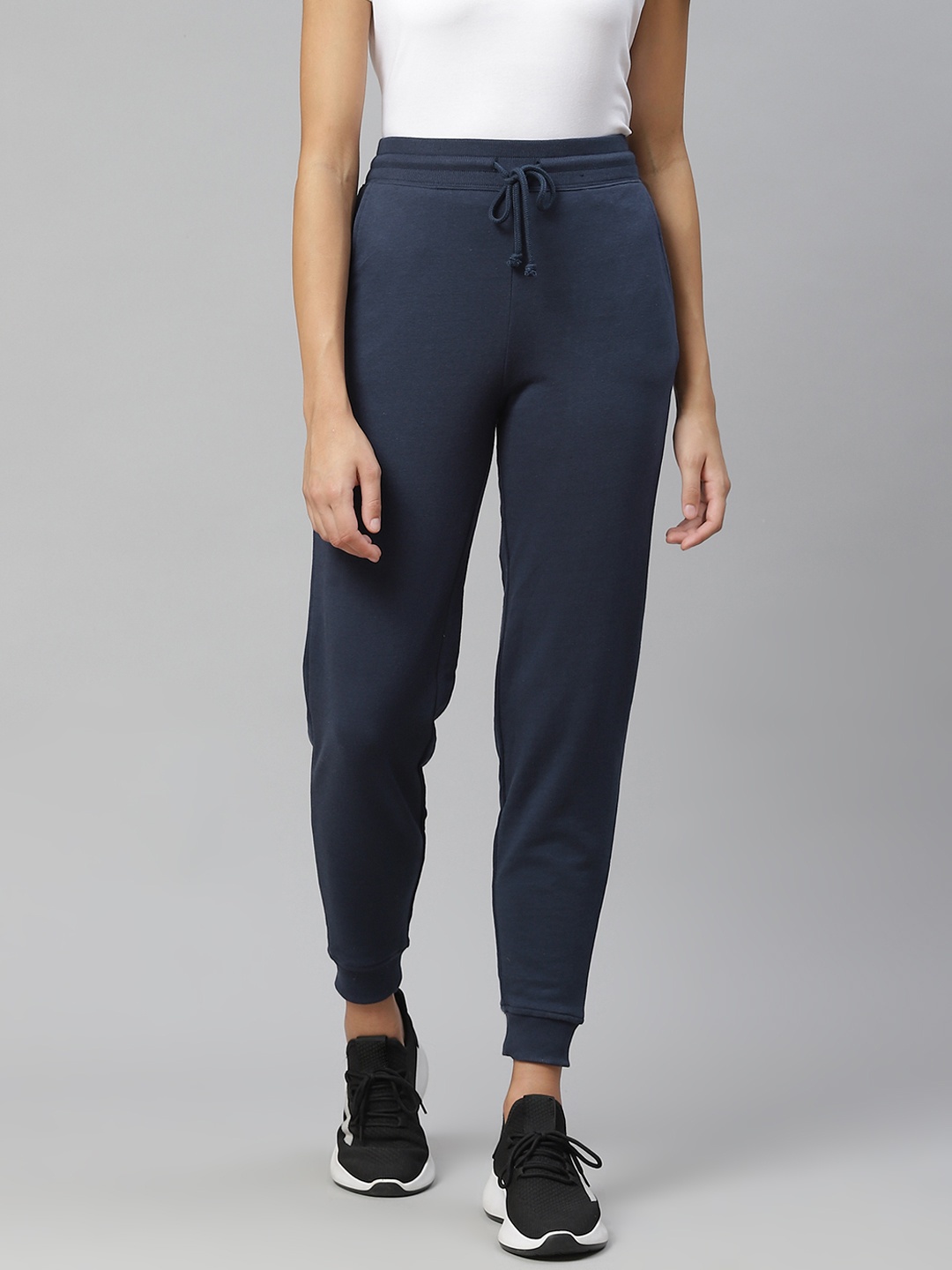 

Marks & Spencer Women Navy Blue Solid Joggers