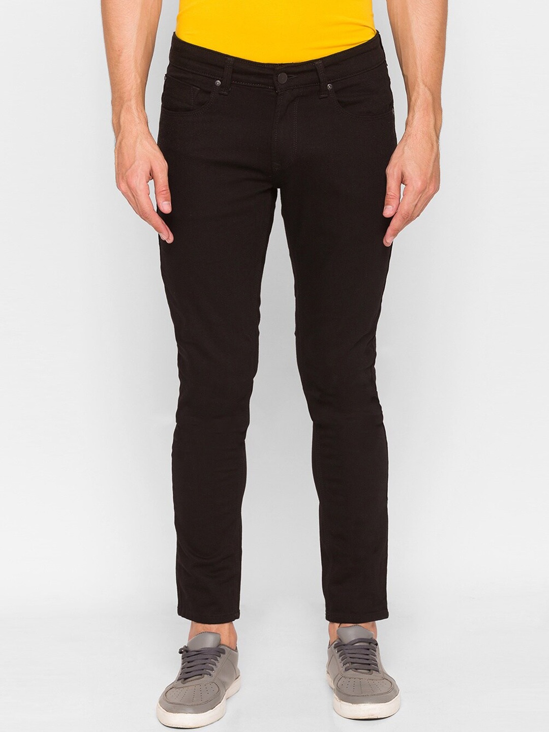 

SPYKAR Men Black Skinny Fit Low-Rise Jeans