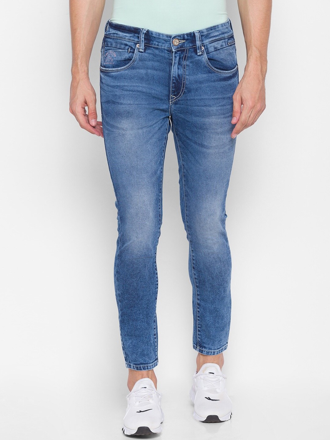 

SPYKAR Men Blue Slim Fit Heavy Fade Jeans