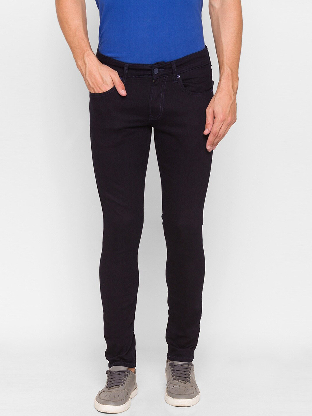 

SPYKAR Men Blue Skinny Fit Low-Rise Jeans