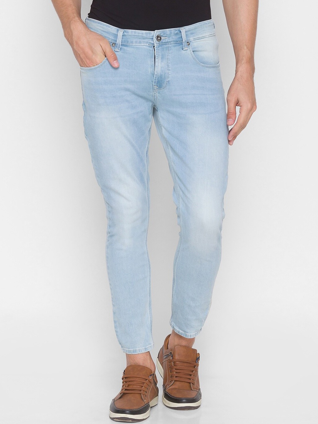 

SPYKAR Men Blue Slim Fit Heavy Fade Jeans