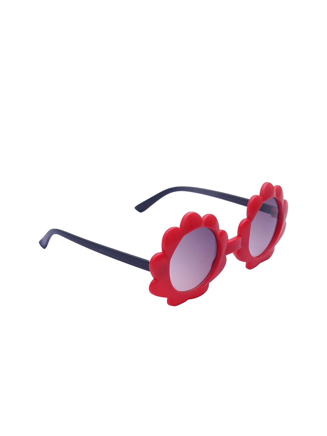 

Spiky Unisex Kids Purple Lens & Blue Round Sunglasses with UV Protected Lens