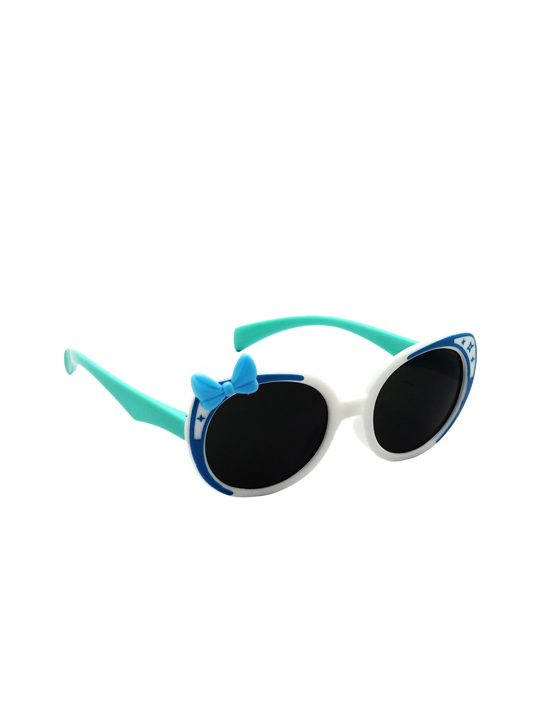 

Spiky Kids Blue Full-Rim Cateye Sunglasses