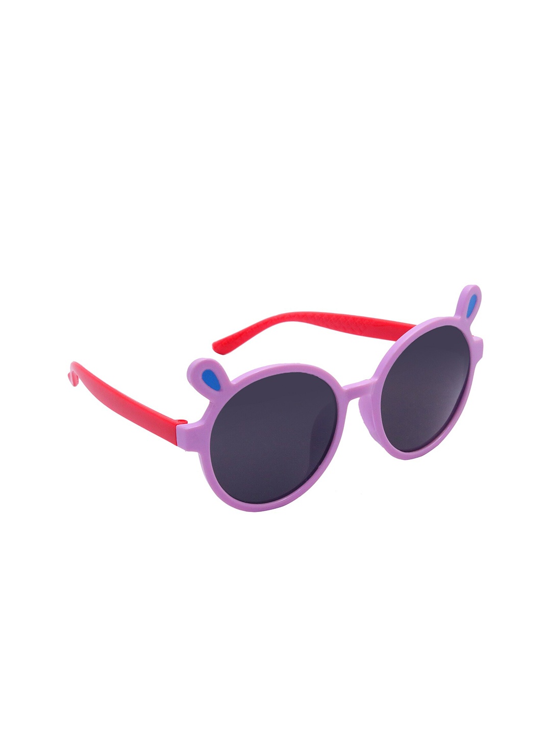 

Spiky Unisex Kids Black Lens & Purple Full Rim Round Sunglasses 3314_PURP_BLK