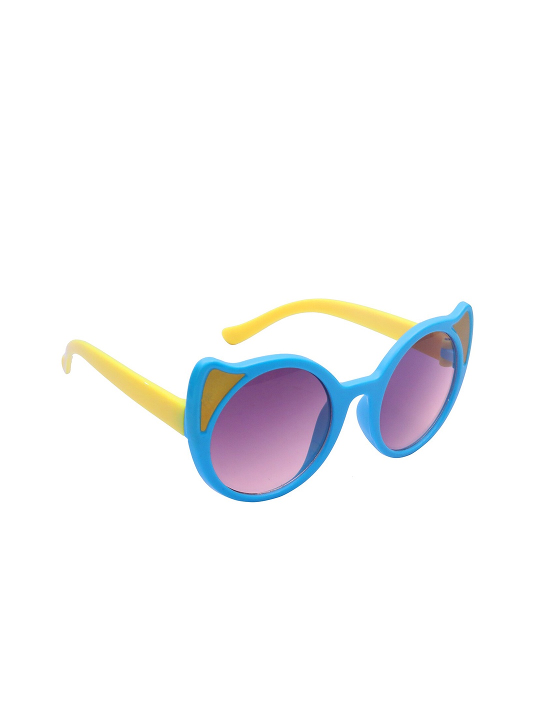 

Spiky Unisex Kids Blue & Yellow Round Sunglasses 3317_BLUE_VIO-