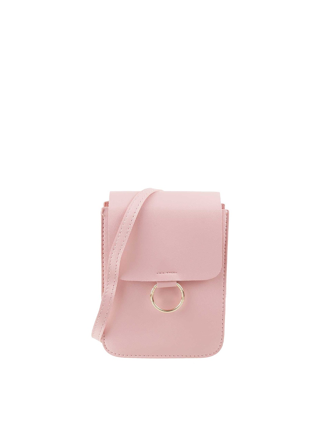 

WALKWAY by Metro Women Pink Solid Synthetic Purse With Shoulder Straps