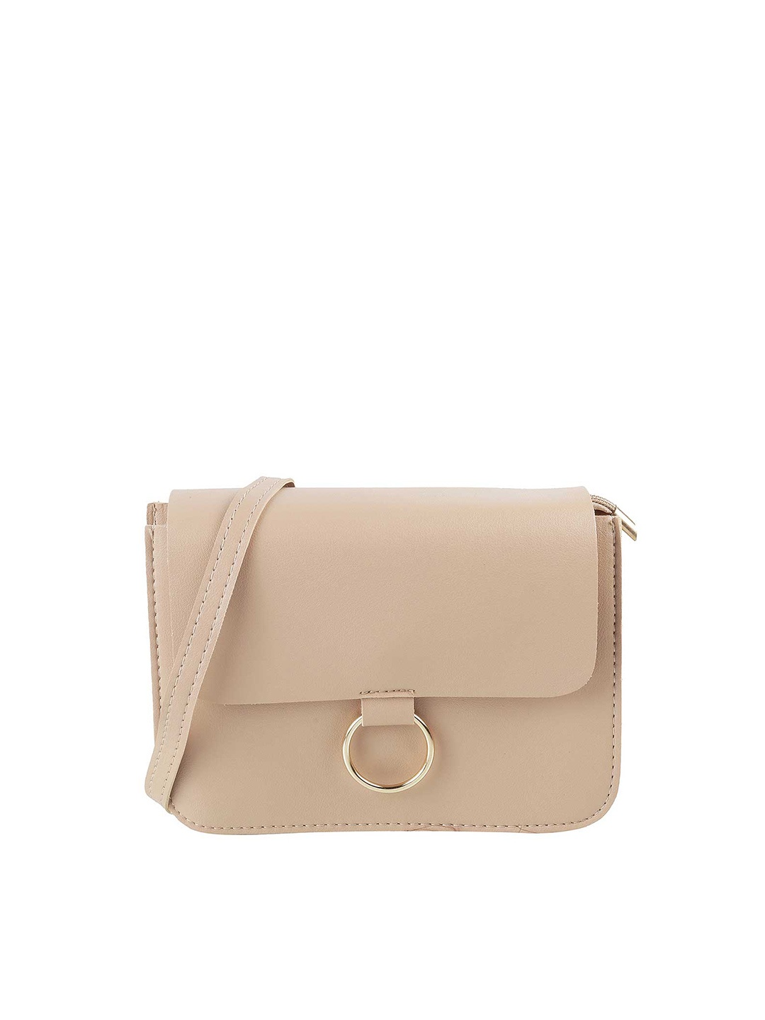 

WALKWAY by Metro Women Beige Textured Envelope Clutch