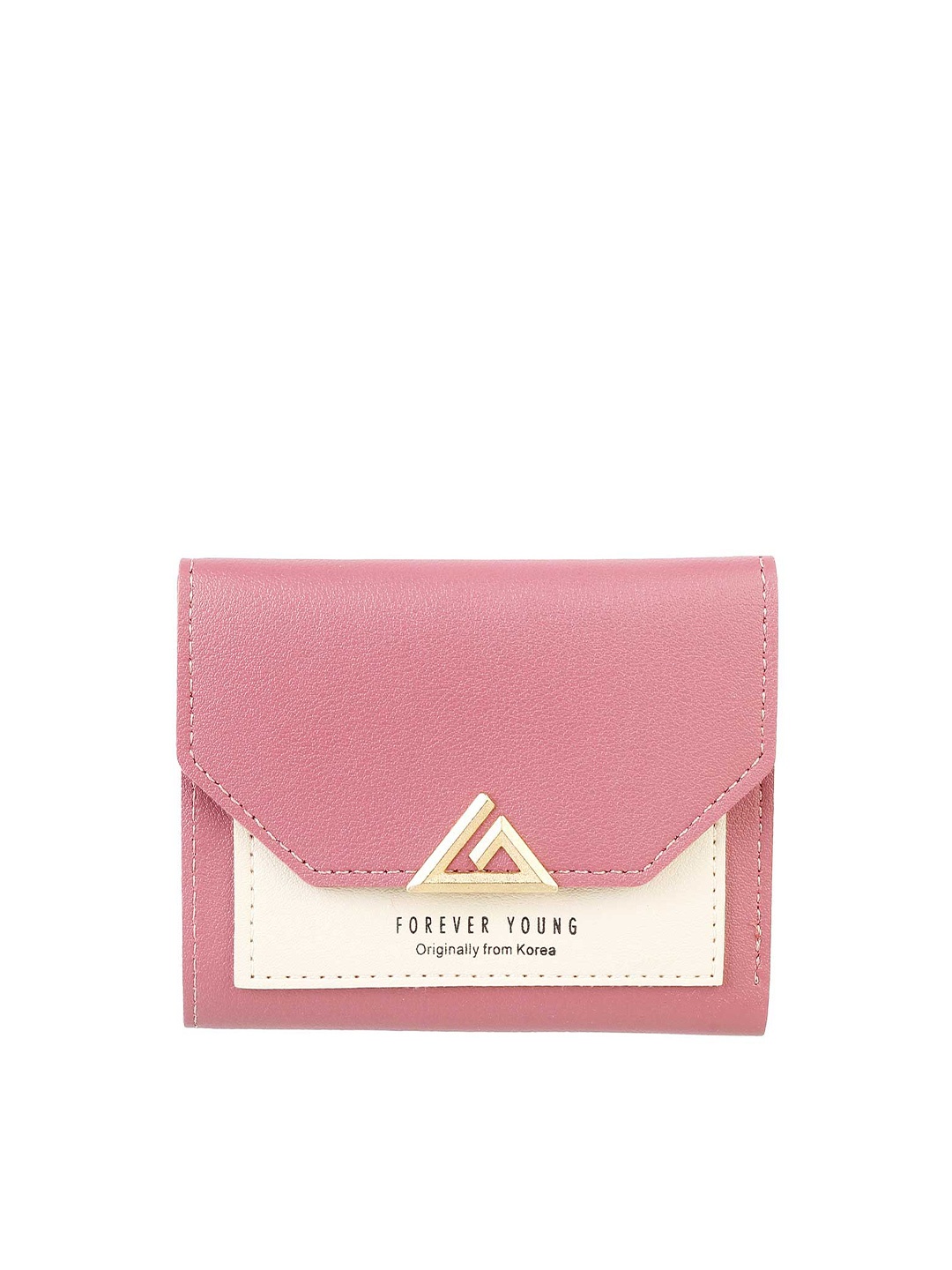 

WALKWAY by Metro Peach-Coloured Textured Embellished Envelope Clutch