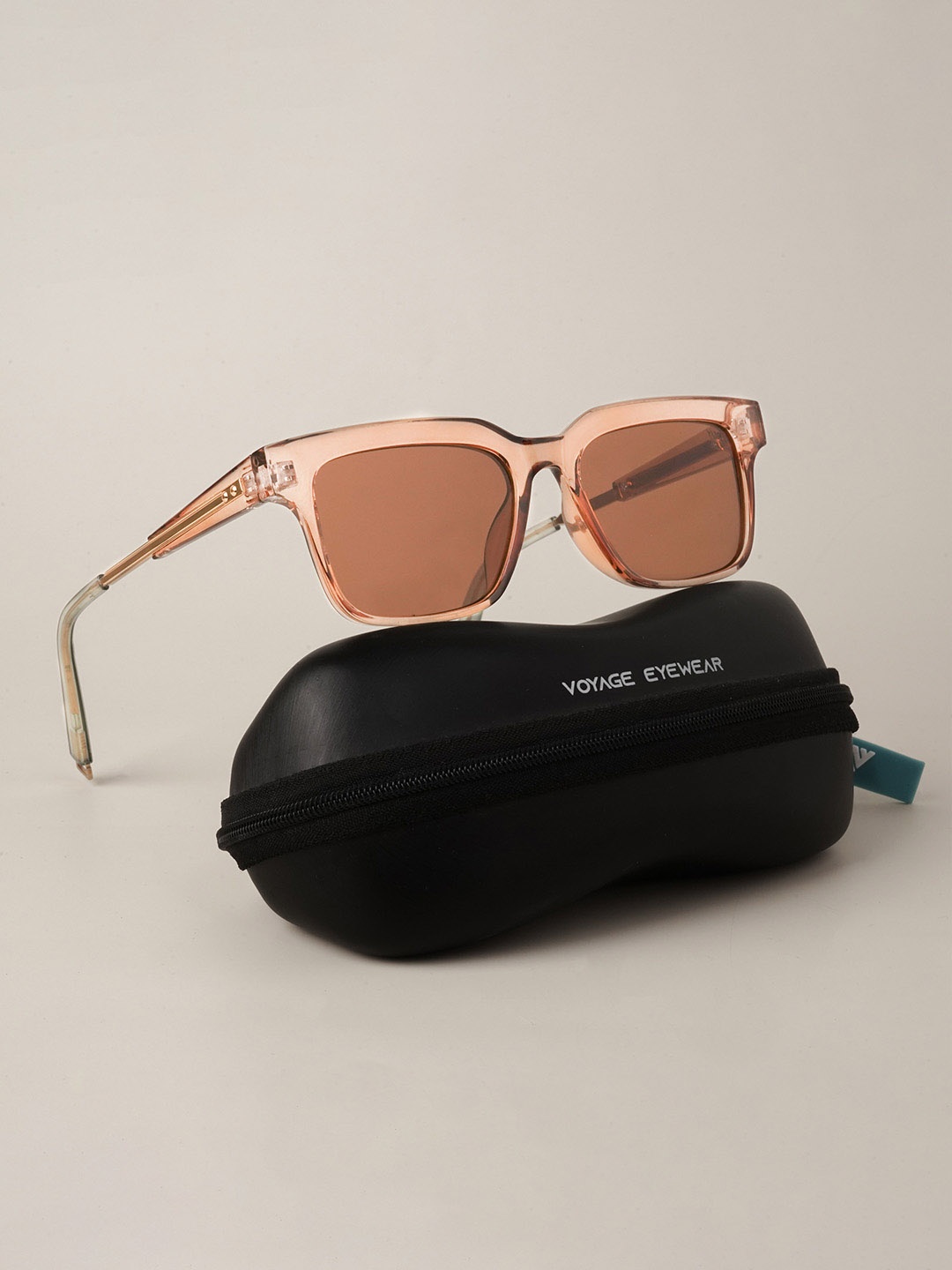 

Voyage Unisex Brown Lens & Brown Square Sunglasses with UV Protected Lens