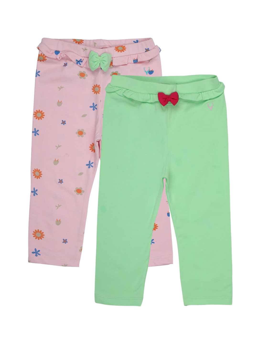 

Allen Solly Junior Girls Pack Of 2 Leggings, Sea green