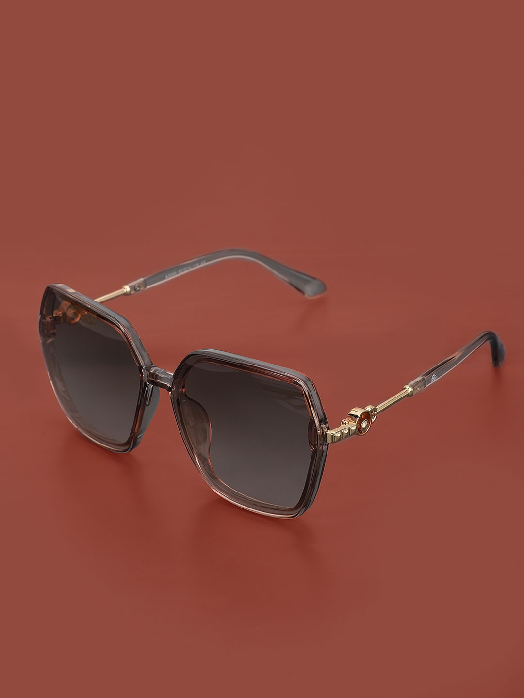 

Carlton London Women UV Protected Lens Oversized Sunglasses, Brown