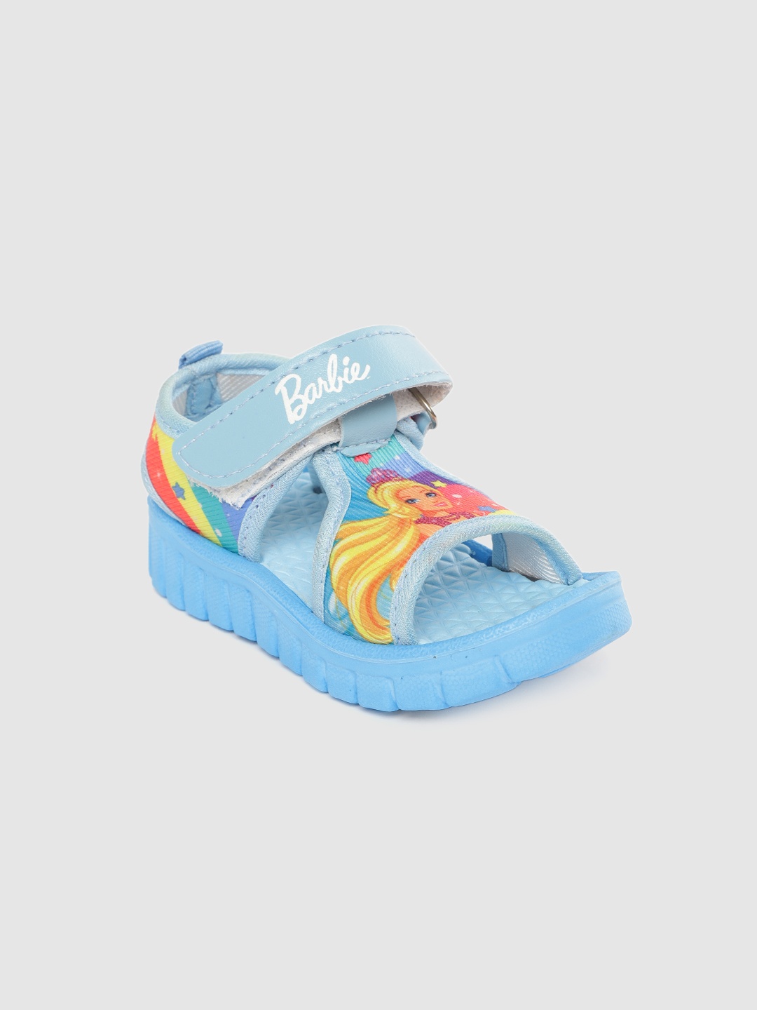 

toothless Girls Blue Barbie Sports Sandals