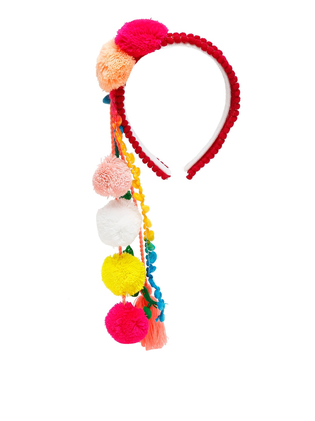 

TIPY TIPY TAP Girls Pink Pom Pom Hairband