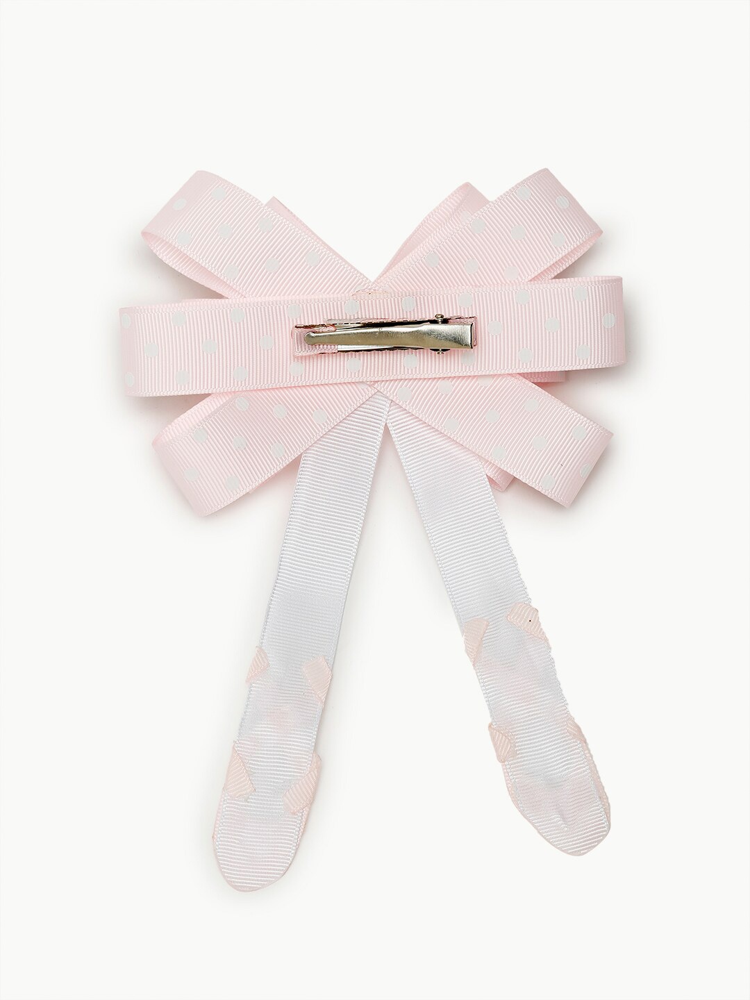 

TIPY TIPY TAP Girls Pink & White Embellished Alligator Ballerina Hair Clip