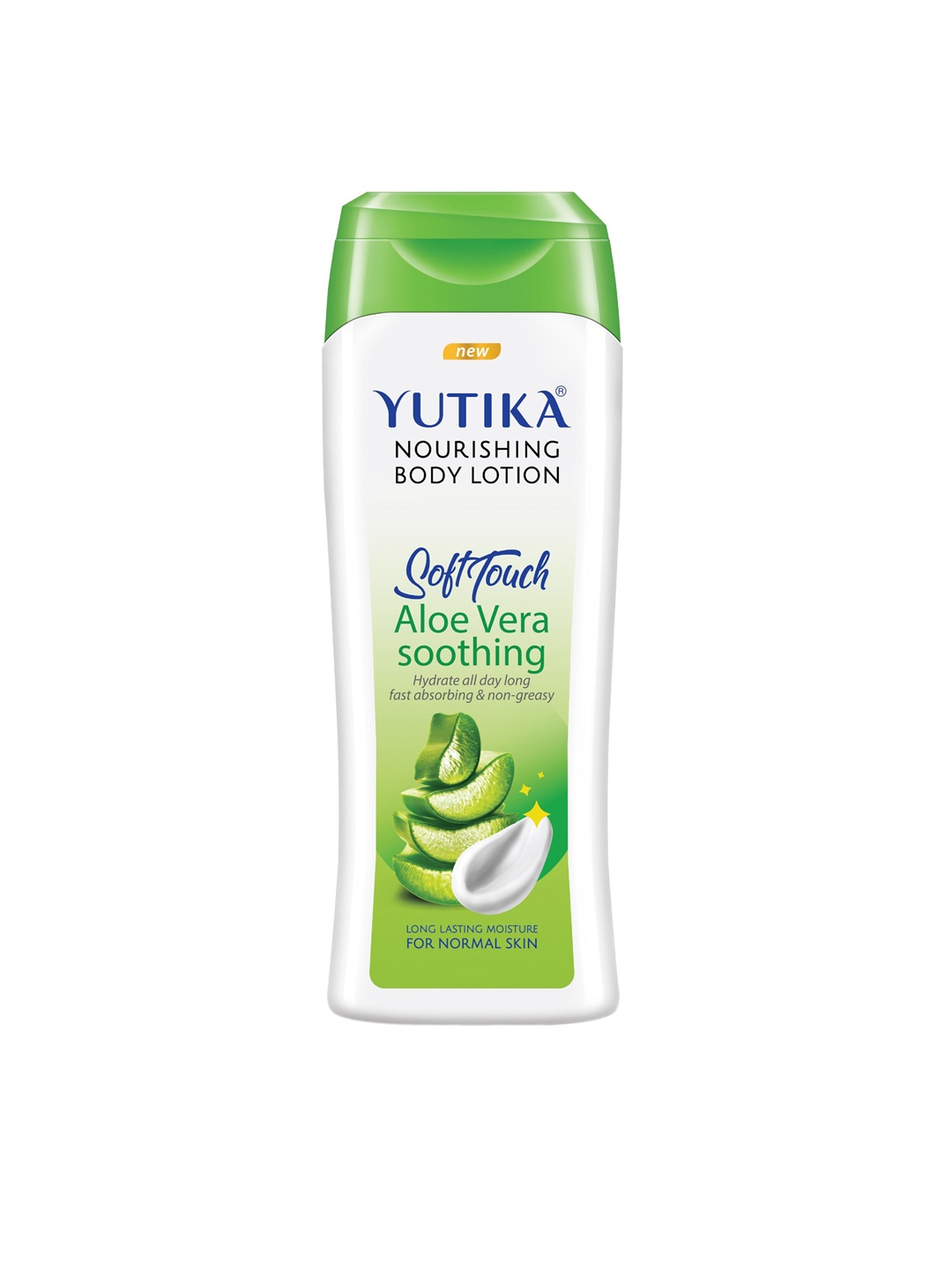 

YUTIKA Nourishing Body Lotion Soft Touch Aloe Vera Soothing - 300 ml, Green