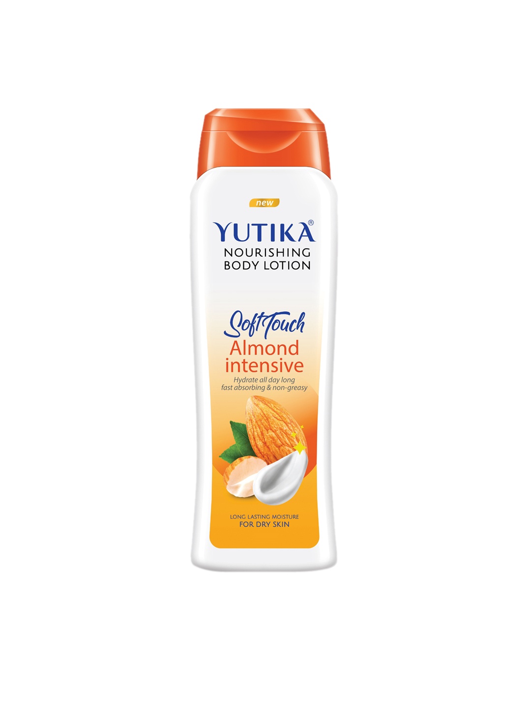 

YUTIKA Nourishing Body Lotion Soft Touch Almond Intensive - 500 ml, Orange