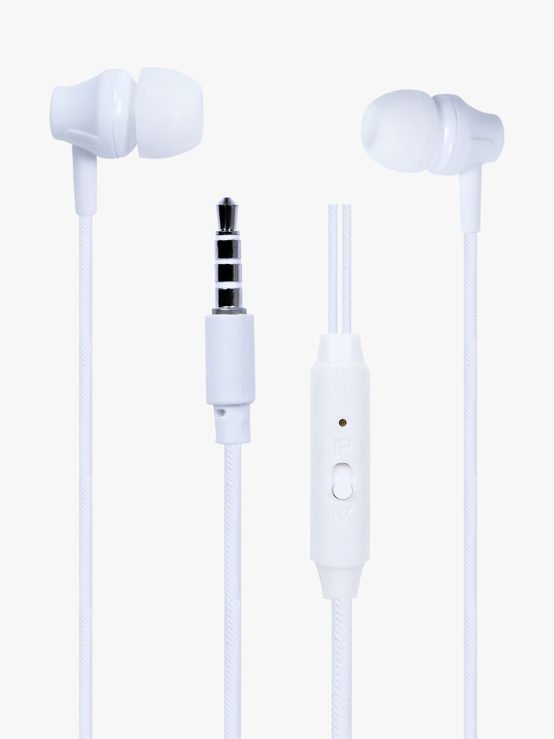 

SWAGME White Solid Superbass IE002 In-Ear Wired Earphones With Mic