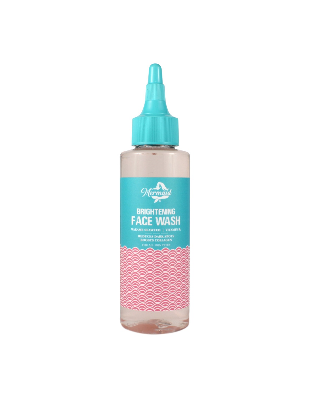 

Mermaid Unisex Brightening Face Wash with Wakame Seaweed & Vitamin B3, Pink