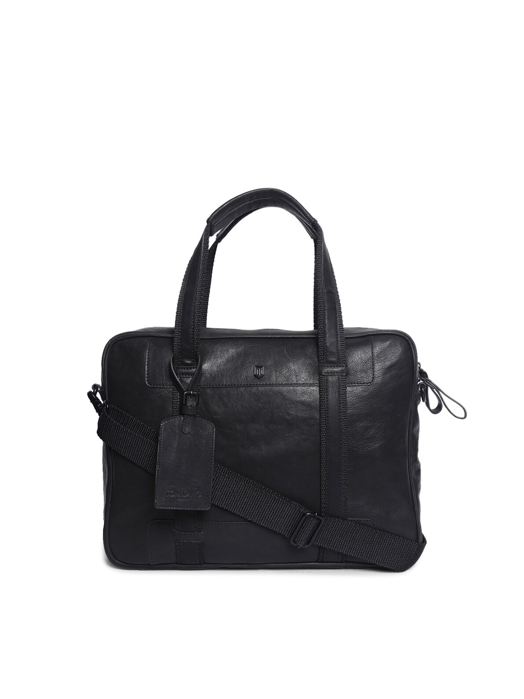 

TOM LANG LONDON Unisex Black Solid Laptop Bag