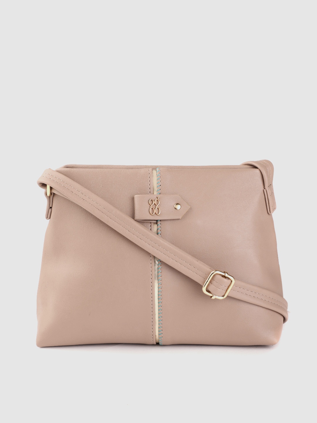 

Baggit Women Mauve Solid Structured Sling Bag