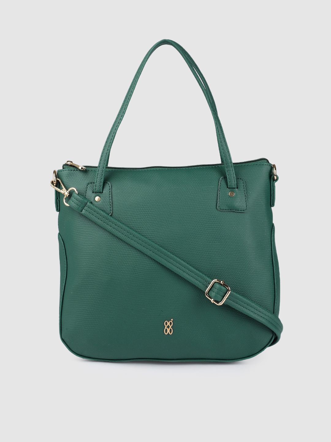 

Baggit Green Textured Shoulder Bag