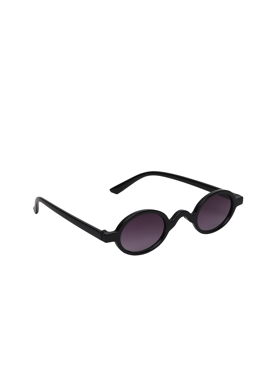 

FROGGY Unisex Kids Purple Lens & Black Oval Sunglasses with UV Protected Lens-FG-ADOR-01