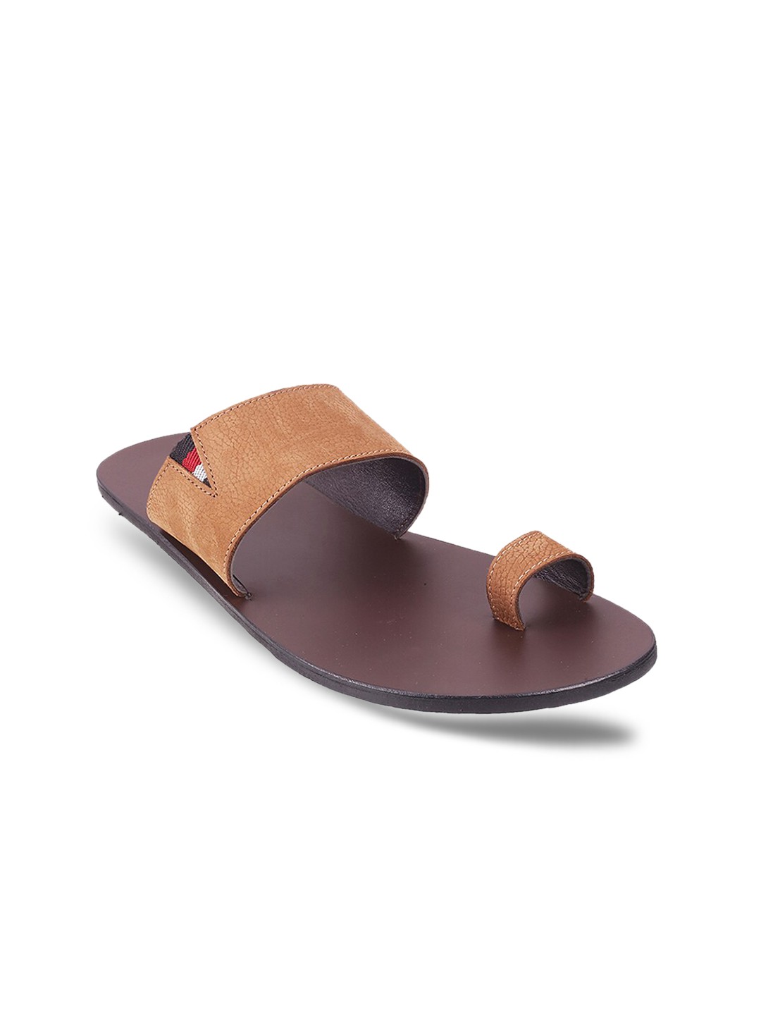 

Metro Men Beige Leather Comfort Sandals