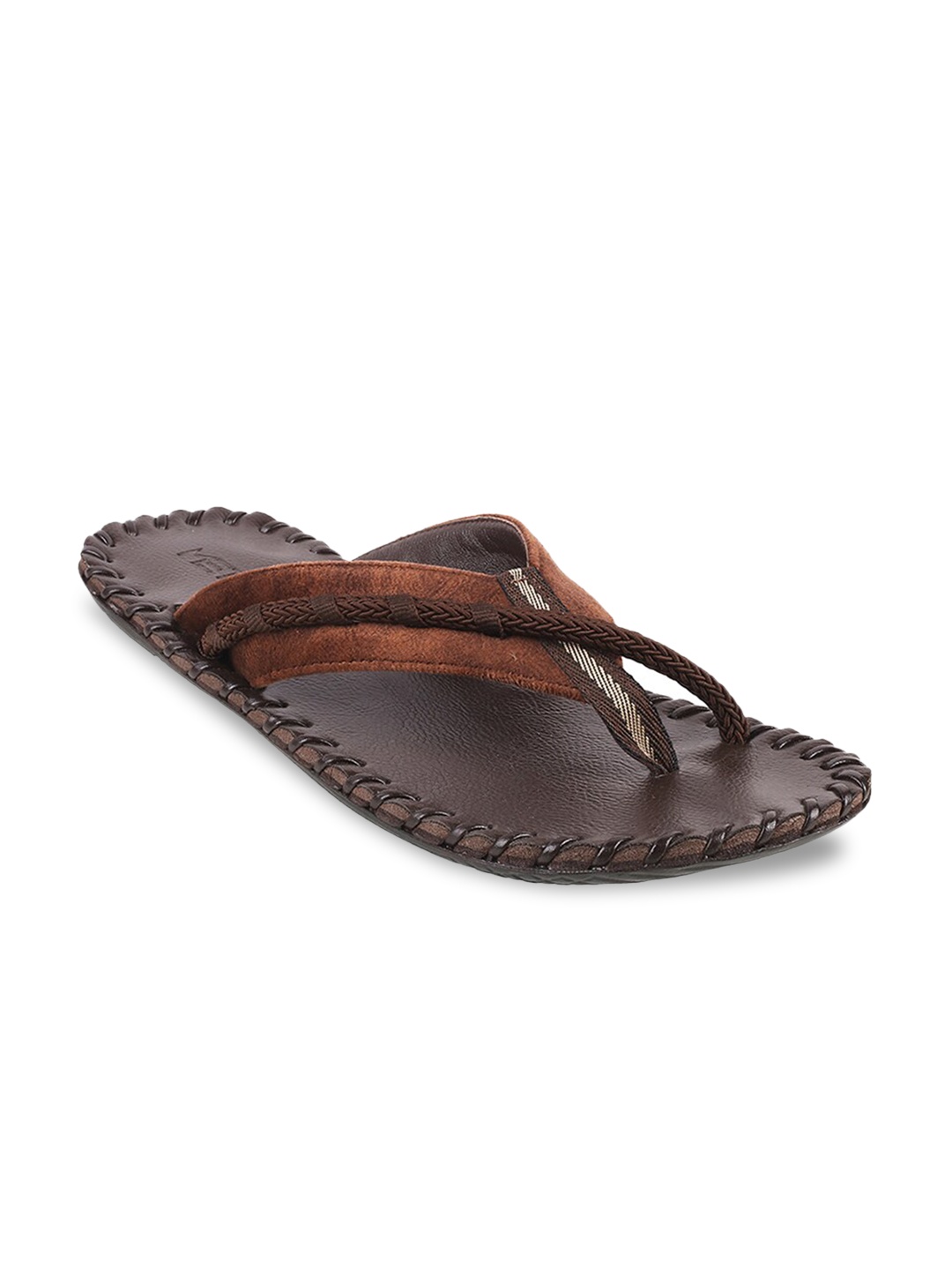 

Metro Men Brown & Black Comfort Sandals