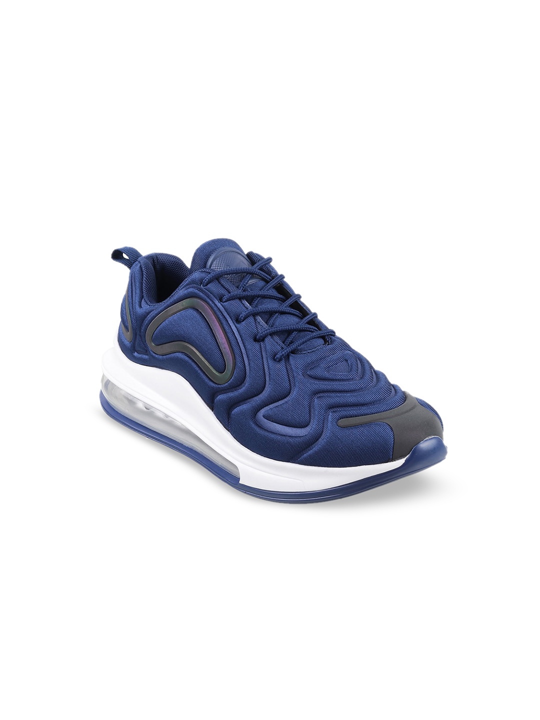 

Metro Men Blue Textured Sneakers