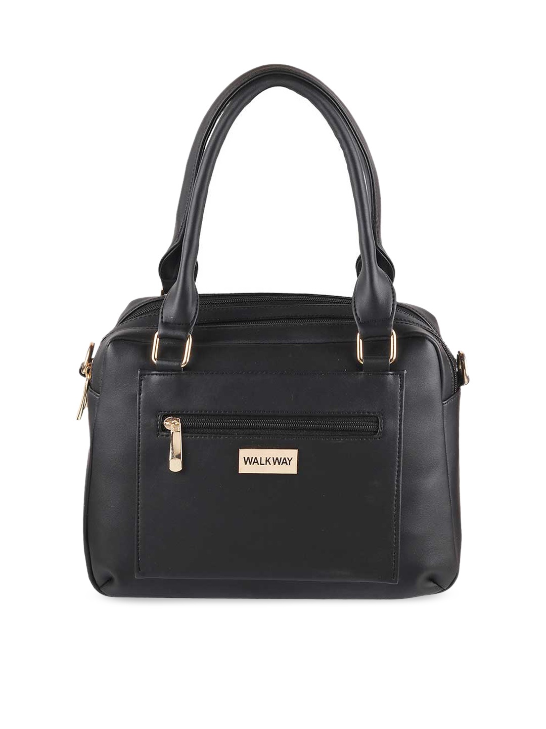 

WALKWAY by Metro Black Structured Handheld Bag