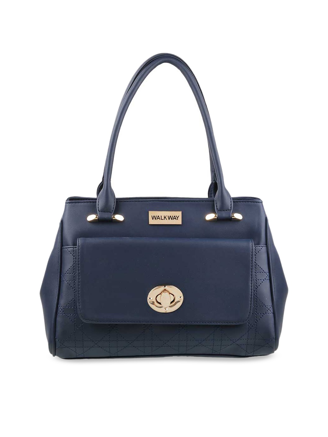 

WALKWAY by Metro Blue Solid Structured Shoulder Bag