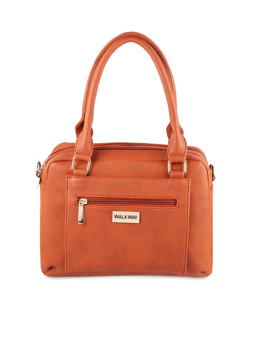 

WALKWAY by Metro Tan Structured Shoulder Bag
