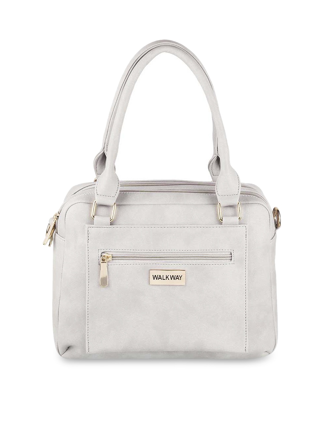 

WALKWAY by Metro Grey Structured Shoulder Bag