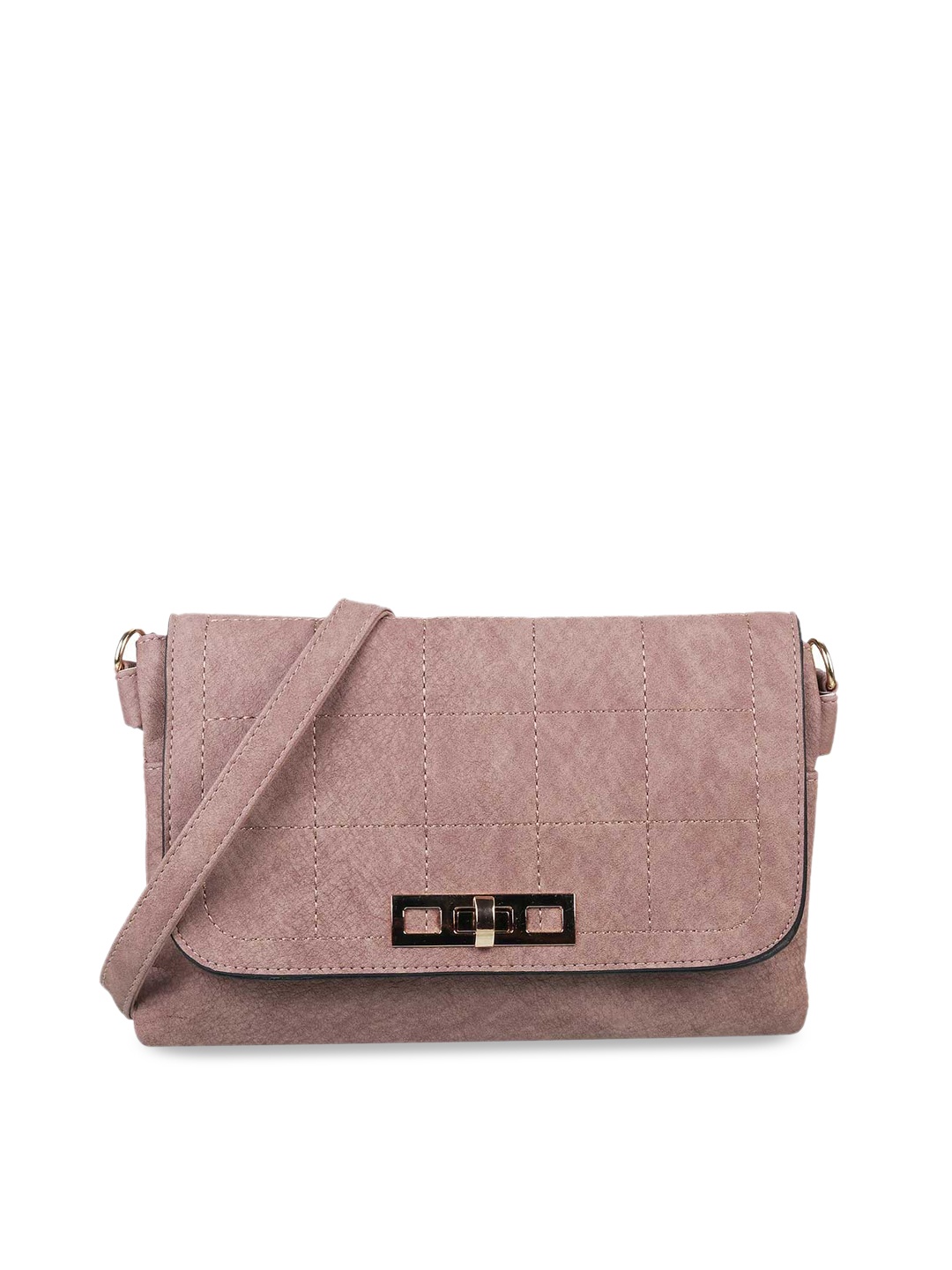 

WALKWAY by Metro Pink Solid Structured Sling Bag