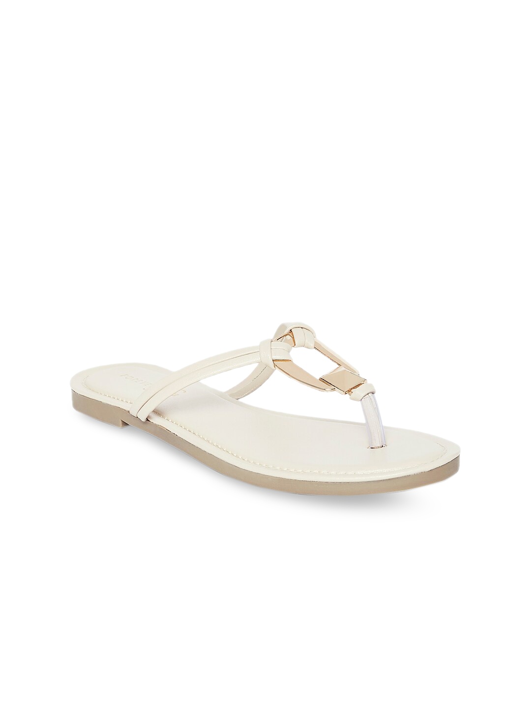 

Forever Glam by Pantaloons Women Off White Open Toe Flats