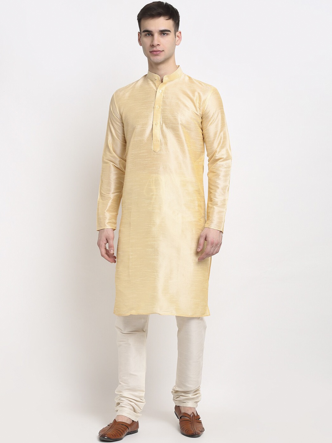 

Jompers Men Gold-Toned Kurta