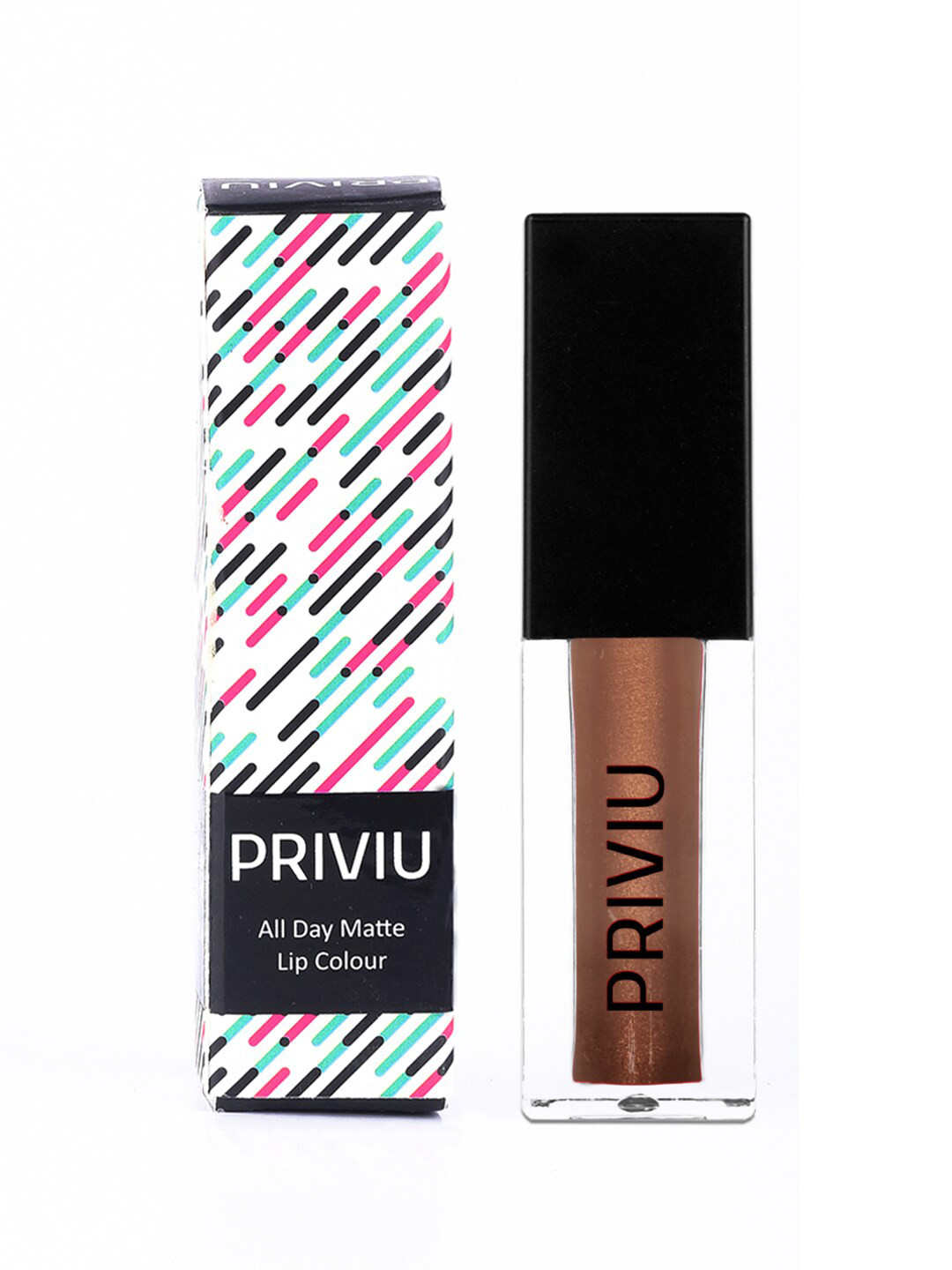 

PRIVIU All Day Matte Liquid Lipstick 4.5 ml - Walnut Pearl 552, Brown