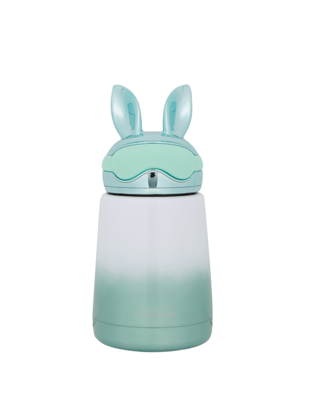 

POKORY Teal Blue Rabbit Design Insulated Water Bottle