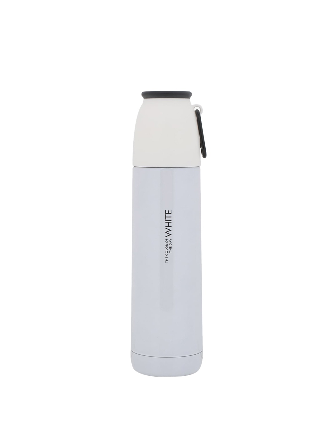 

POKORY Kids White Solid Insulated Stainless Steel Water Bottle 500 ML