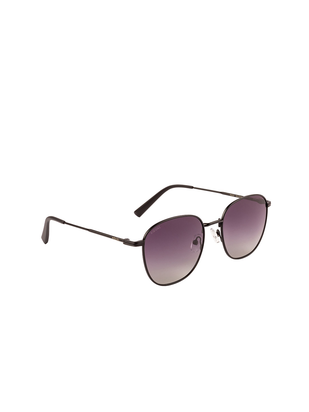 

EQUAL Unisex Black Rectangular Sunglasses 7003 53019-140 C2