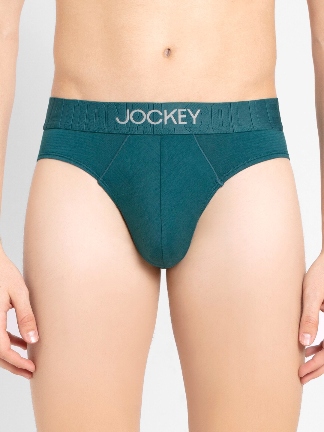 

Jockey Men Supima Cotton Elastane Stretch Briefs IC31-0105, Teal