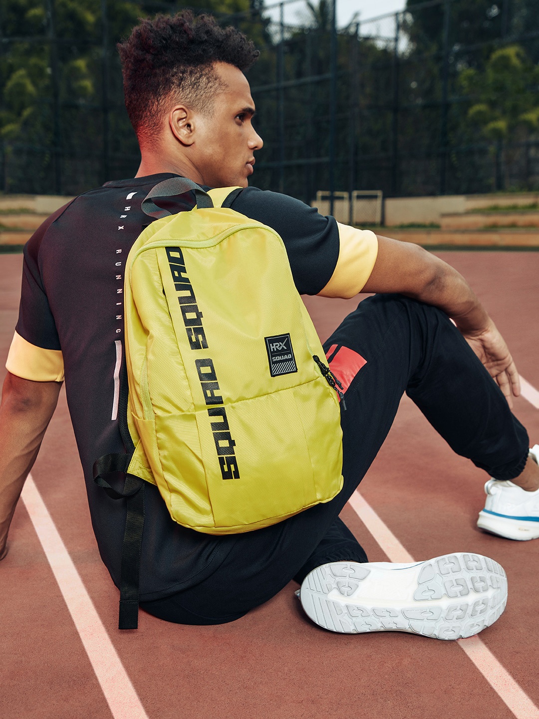 

HRX by Hrithik Roshan Unisex Yellow Lifestyle Backpack