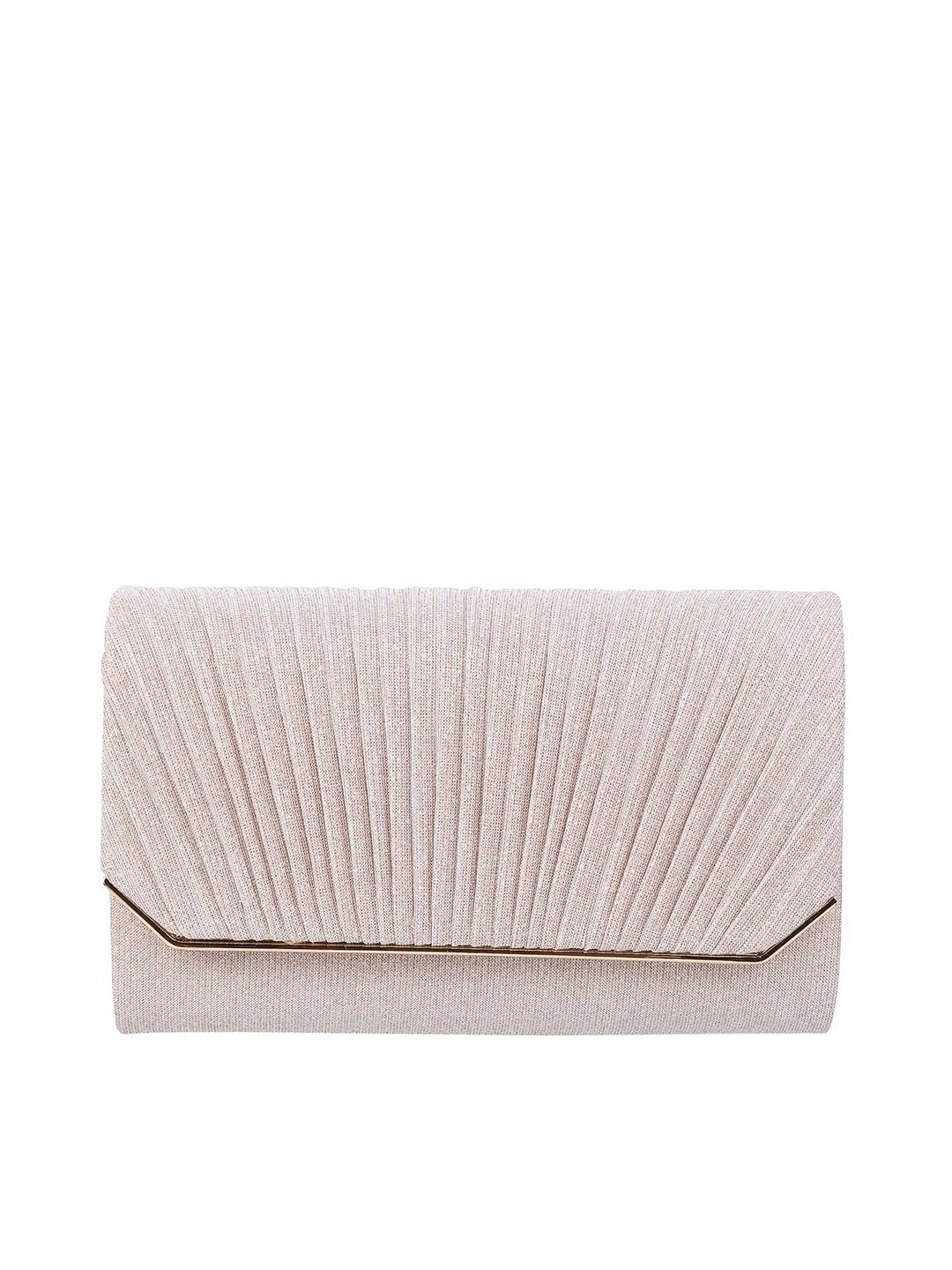 

Metro Women Gold Textured Embellished Envelope