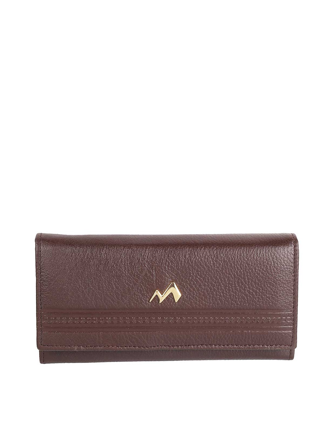 

Metro Women Brown Textured Envelope Clutch