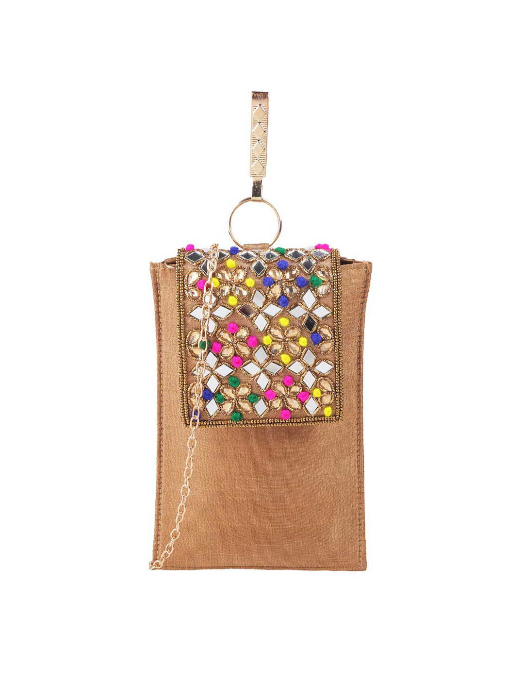 

Metro Gold-Toned Embellished Purse Clutch