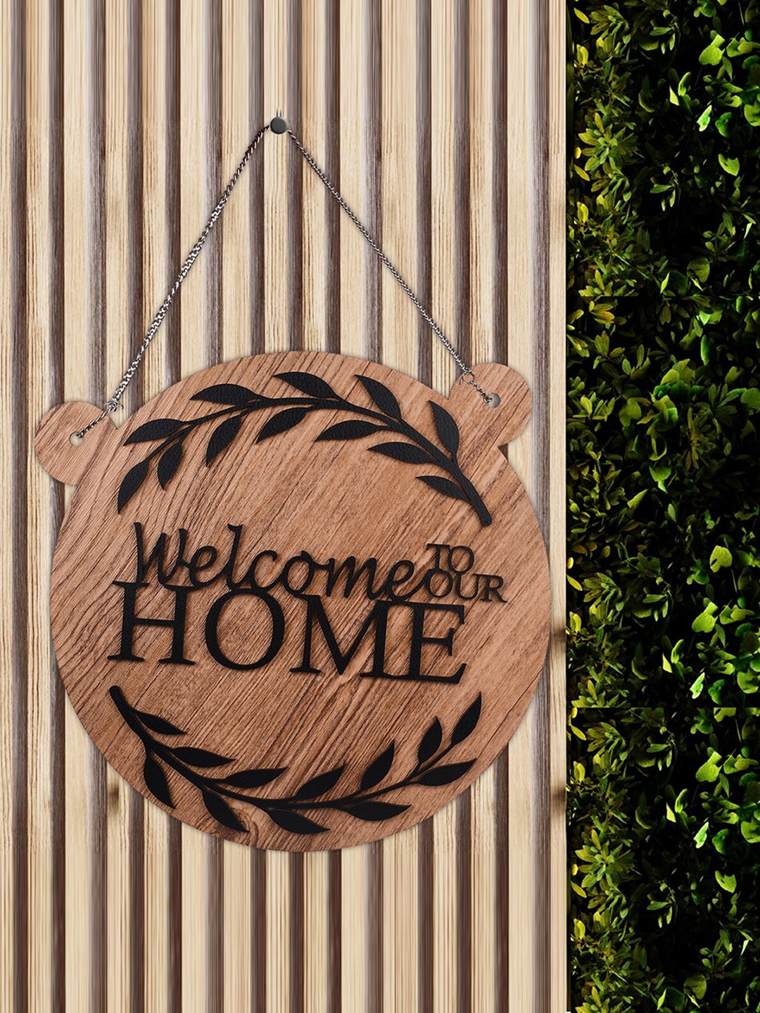 

ROMEE Brown Wooden Wall Hanging