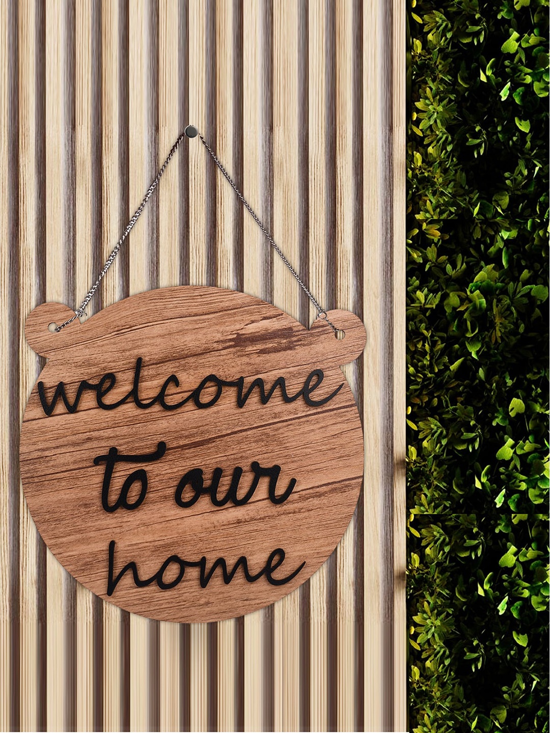 

ROMEE Brown Wooden Wall Hanging