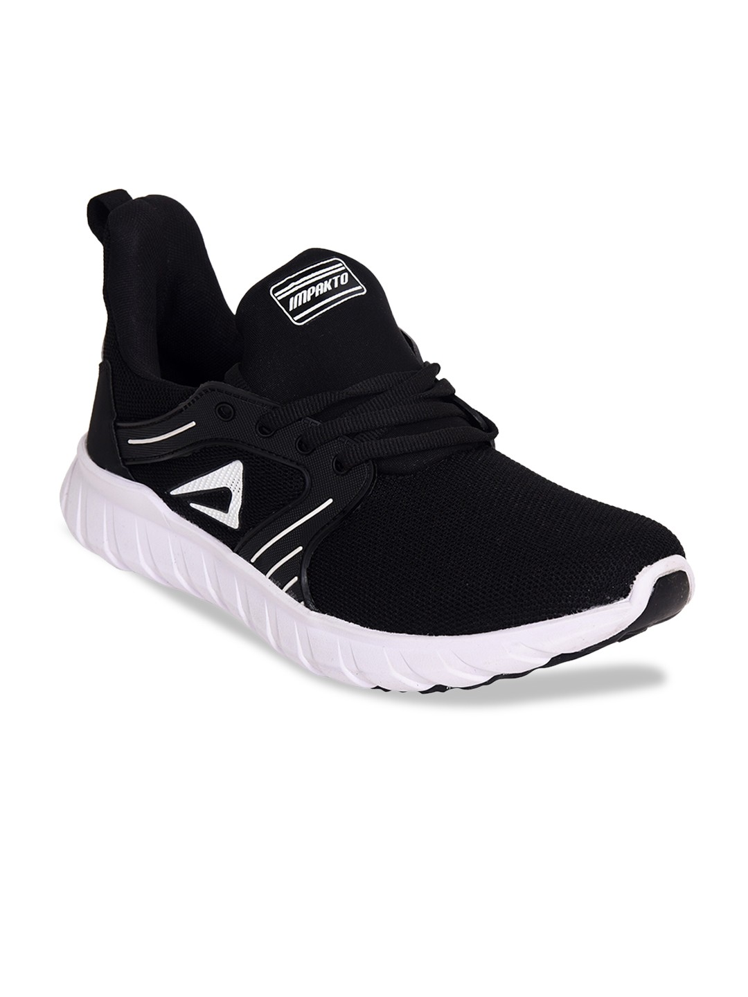 

Ajanta Men Black Mesh Running Shoes